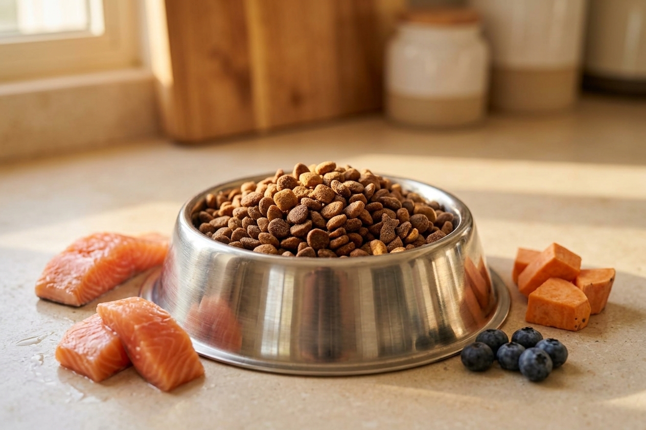 מזון ללא דגנים לכלבים — עובדות, סכנות והמלצות