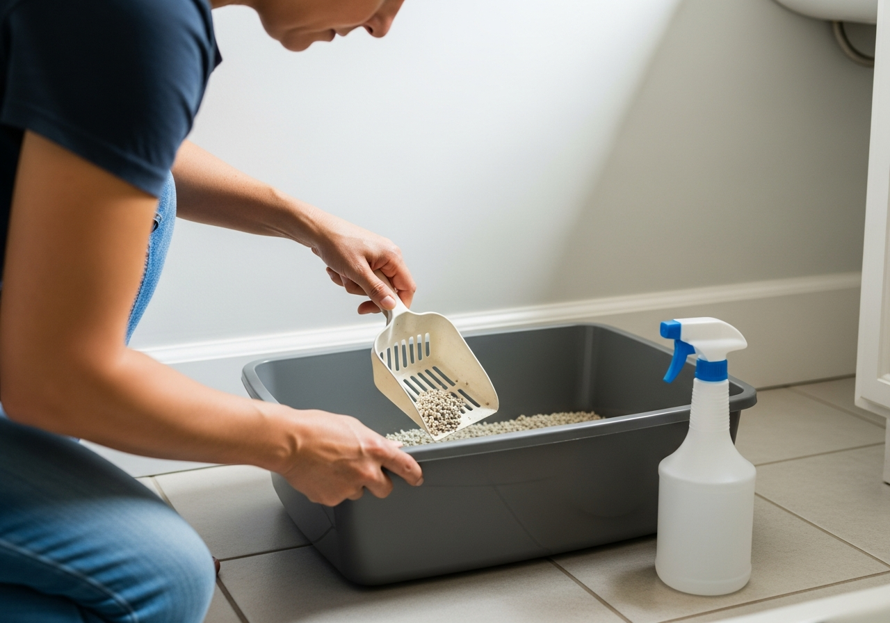 טיפול וניקוי יומי של ארגז חול