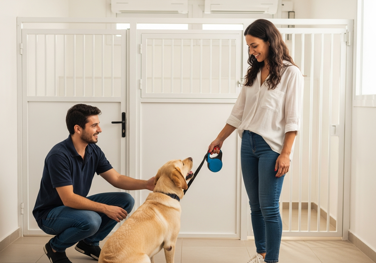 בעלים מפקיד כלב בפנסיון בישראל