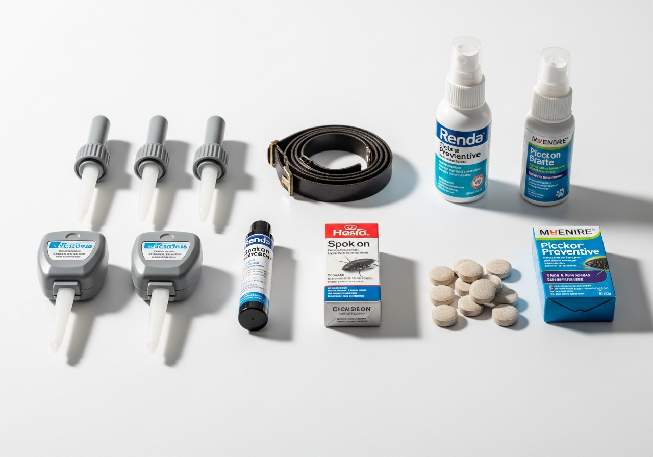 תכשירים נגד קרציות ופרעושים לכלבים