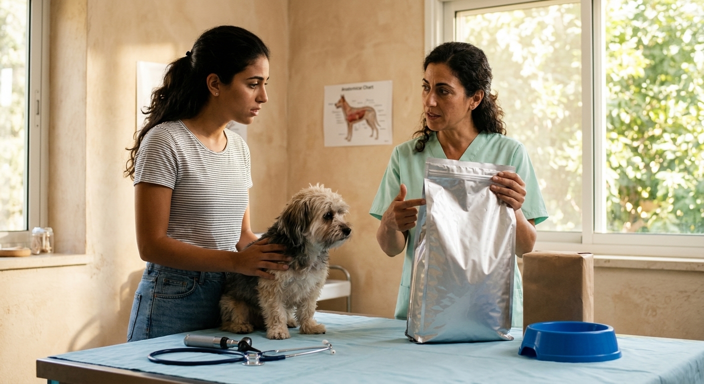 ווטרינר ישראלי ממליץ לבעלת כלב על איכות מזון