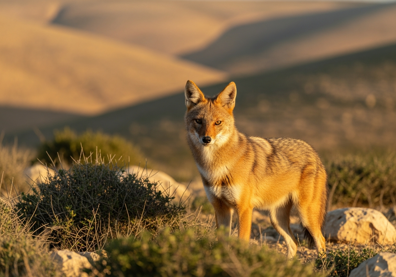 תן בנוף ישראלי — חיות בר הן הגורם המרכזי להפצת כלבת בישראל