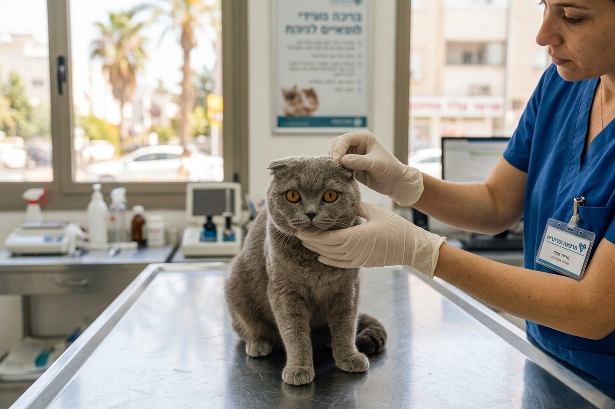בריאות סקוטיש פולד: בעיות נפוצות, תסמינים וטיפול
