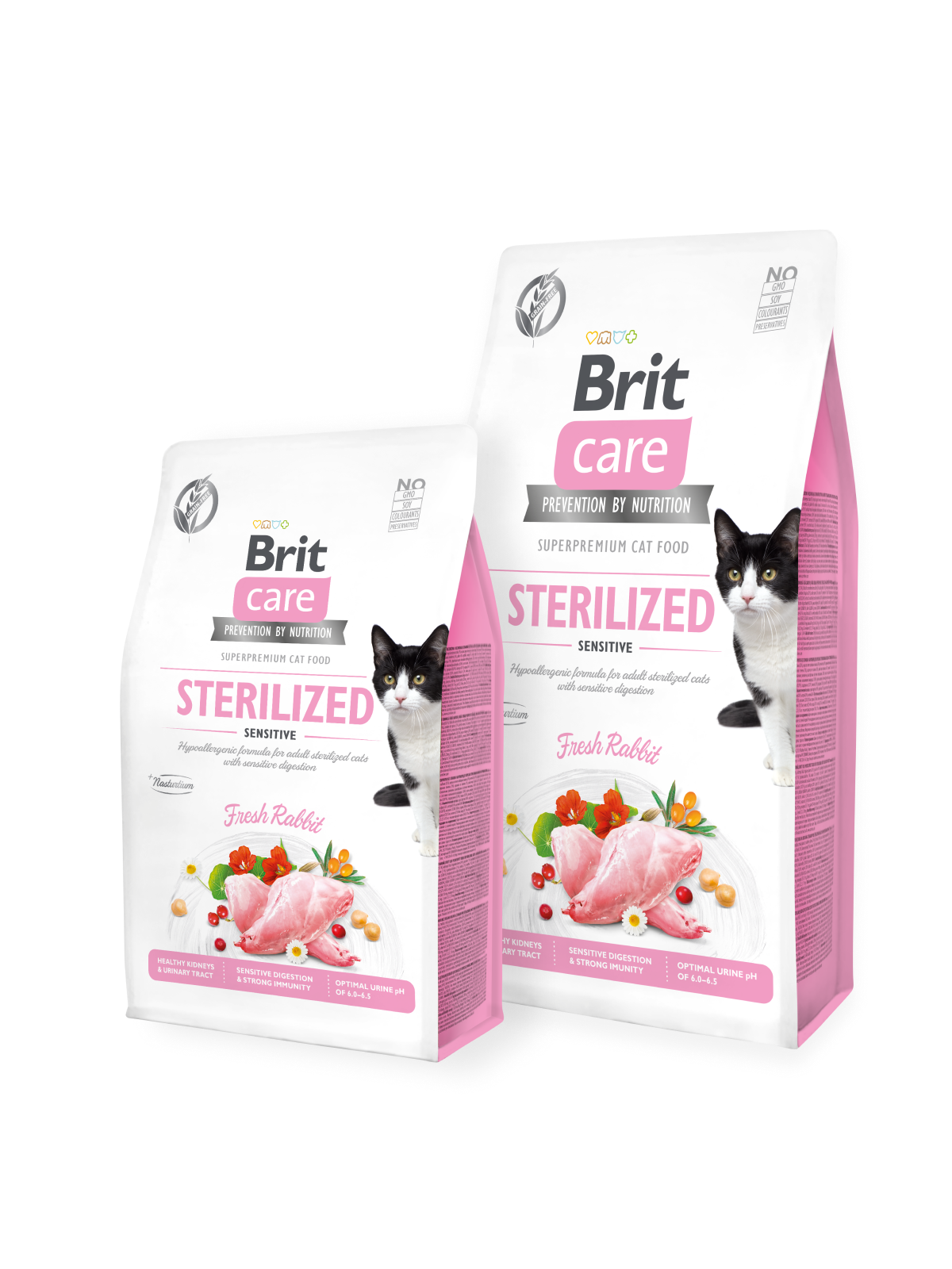 בריט Care Grain-Free Sterilized Sensitive - מזון יבש לחתולים