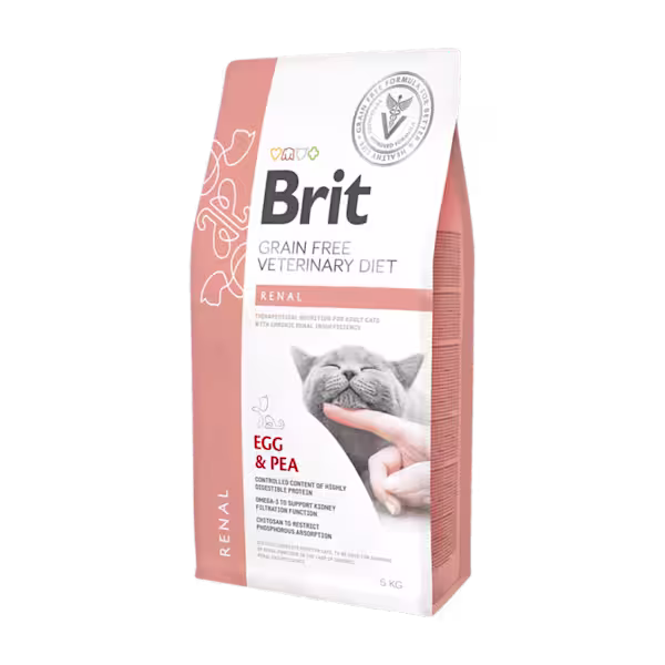 בריט GF Veterinary Diets Cat Renal - מזון יבש לחתולים