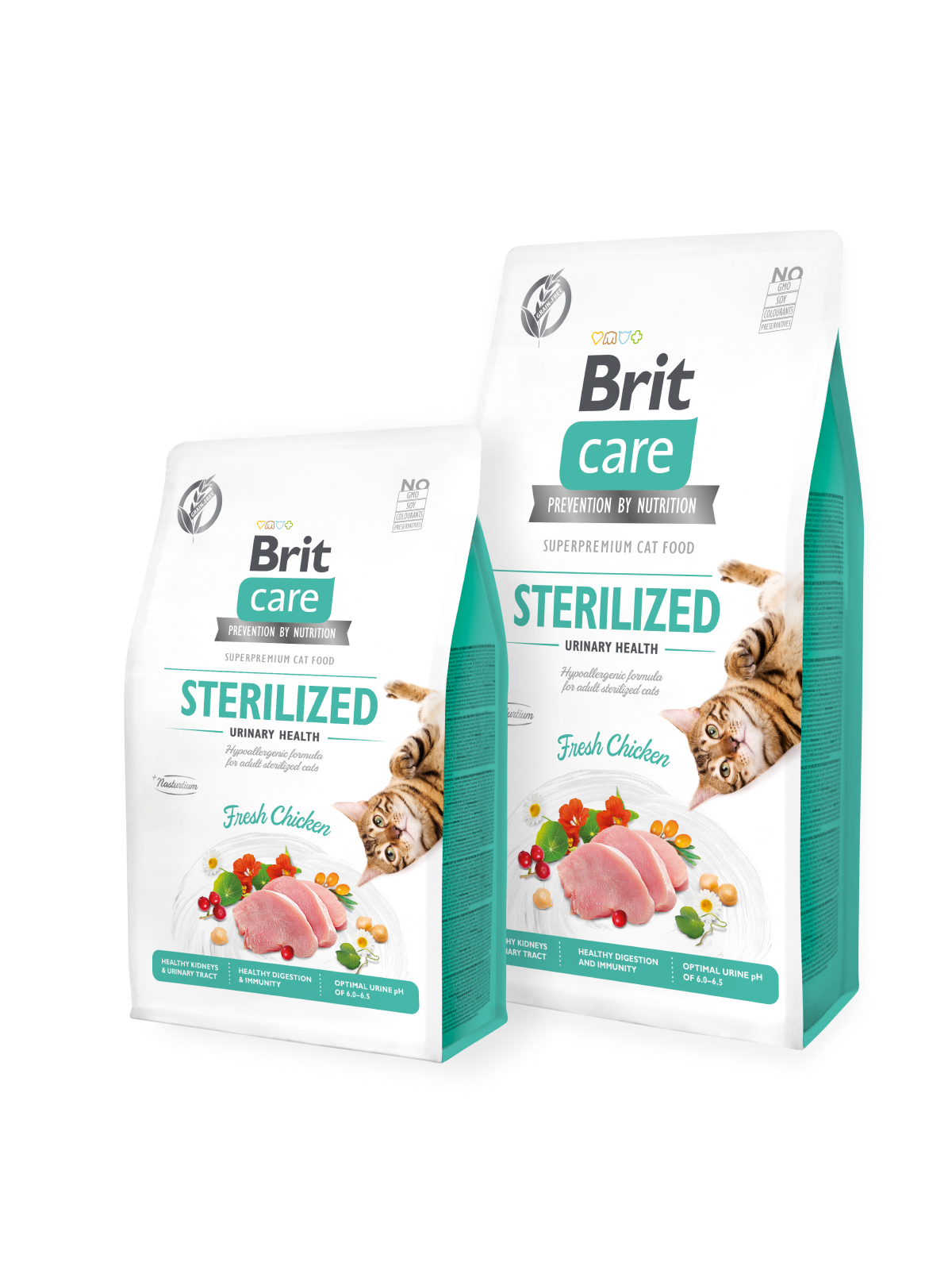 בריט Care Grain-Free STERILIZED URINARY HEALTH - מזון יבש לחתולים