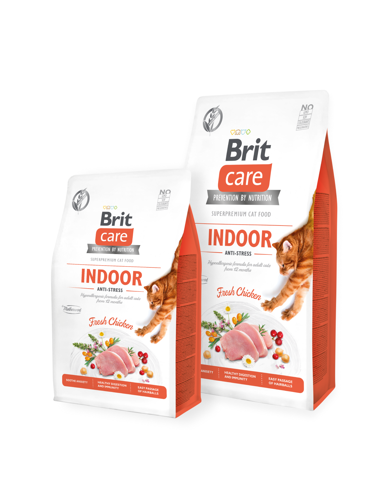 בריט Care Grain-Free INDOOR ANTI-STRESS - מזון יבש לחתולים