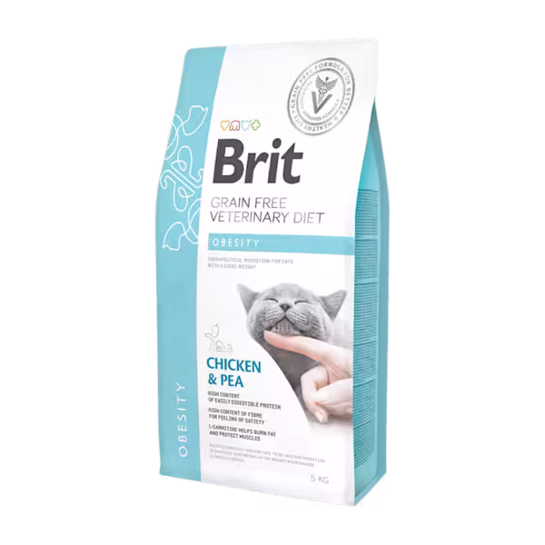 בריט GF Veterinary Diets Cat Obesity - מזון יבש לחתולים