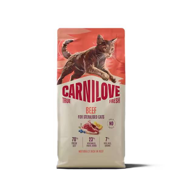 קרנילאב TRUE FRESH Dry food for Sterilised Cats - מזון יבש לחתולים
