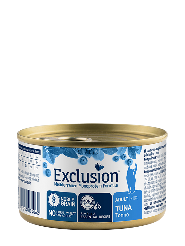 אקסלוז'ן Noble Grain Adult Tuna All Breeds - מזון יבש לחתולים