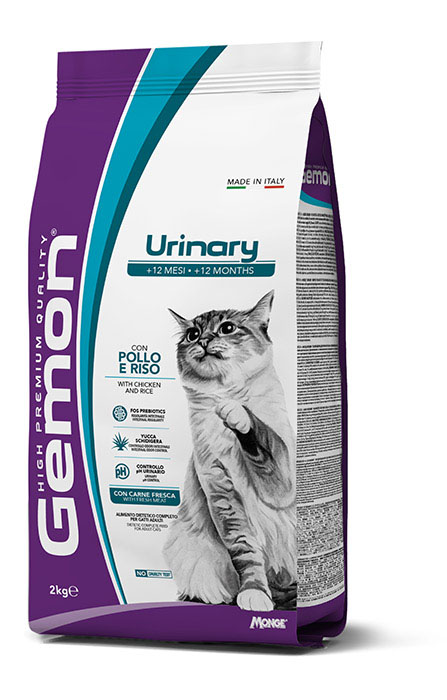 גמון Urinary Adult Cat Kibbles with Chciken and Rice - מזון יבש לחתולים