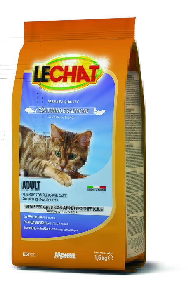 גמון Adult Kibbles with Tuna and Salmon - מזון יבש לחתולים