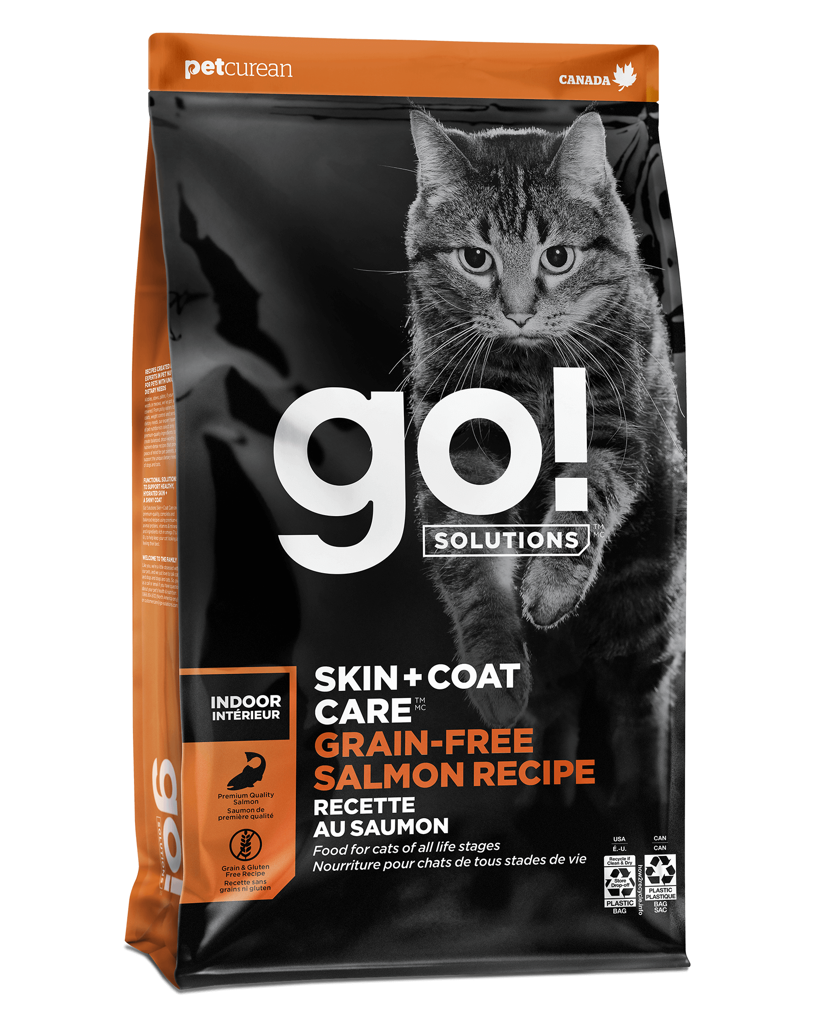 גו Skin + Coat Care Salmon Grain-Free - מזון יבש לחתולים