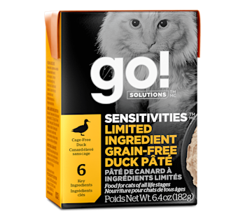 גו Sensitivities Duck Pâté Grain-Free Limited Ingredient - מזון יבש לחתולים