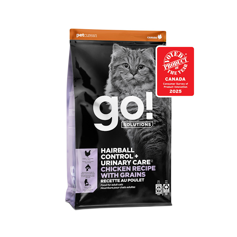גו Hairball Control + Urinary Care Chicken Recipe with Grains - מזון יבש לחתולים