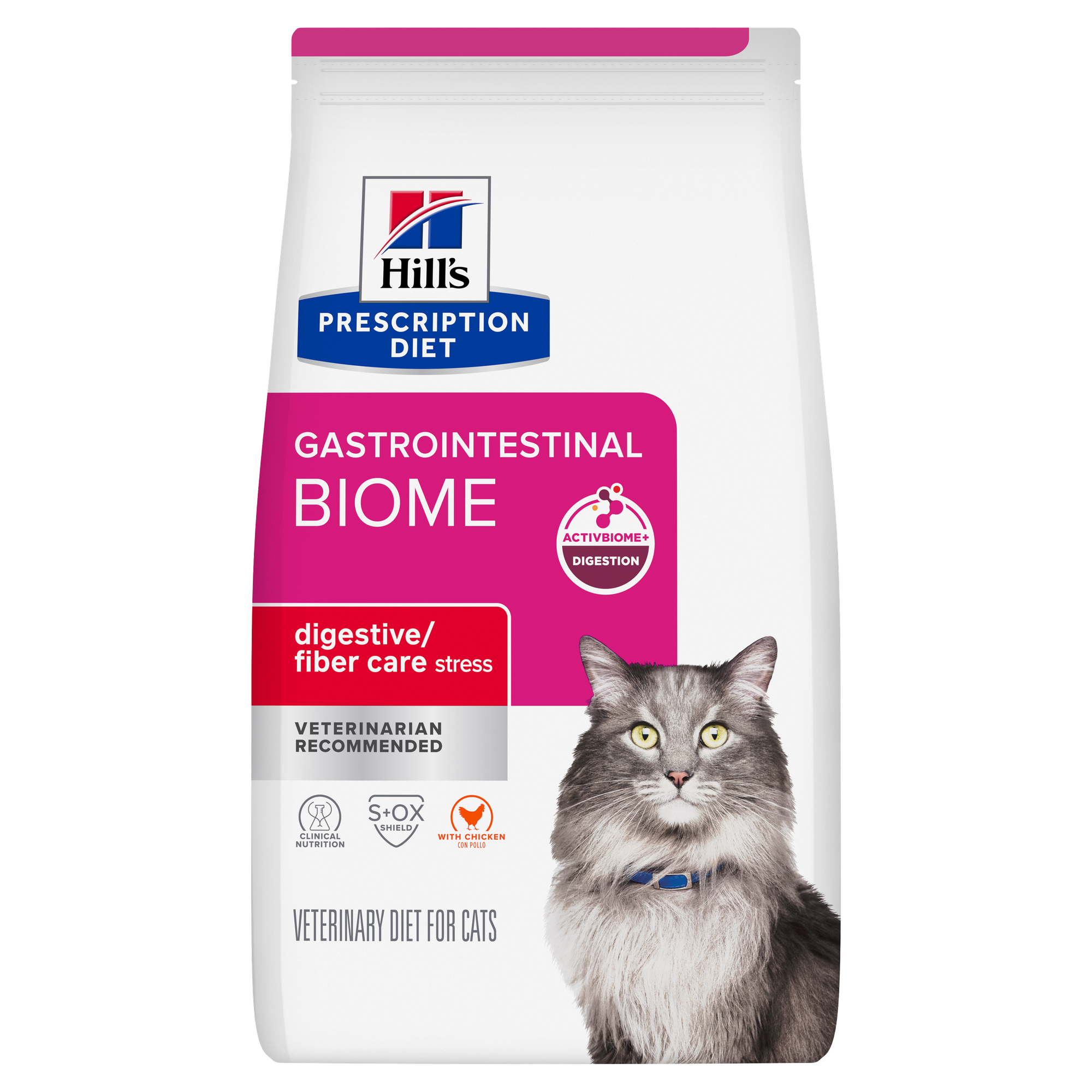 הילס Gastrointestinal Biome Stress with Chicken - מזון יבש לחתולים