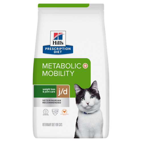הילס Prescription Diet Metabolic Weight + j/d - מזון יבש לחתולים
