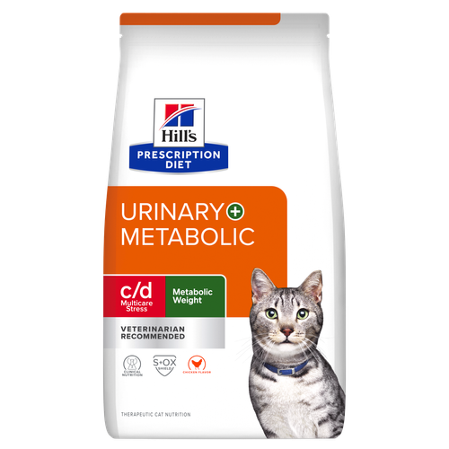 הילס c/d Multicare Stress + Metabolic Weight Chicken Flavor Dry - מזון יבש לחתולים
