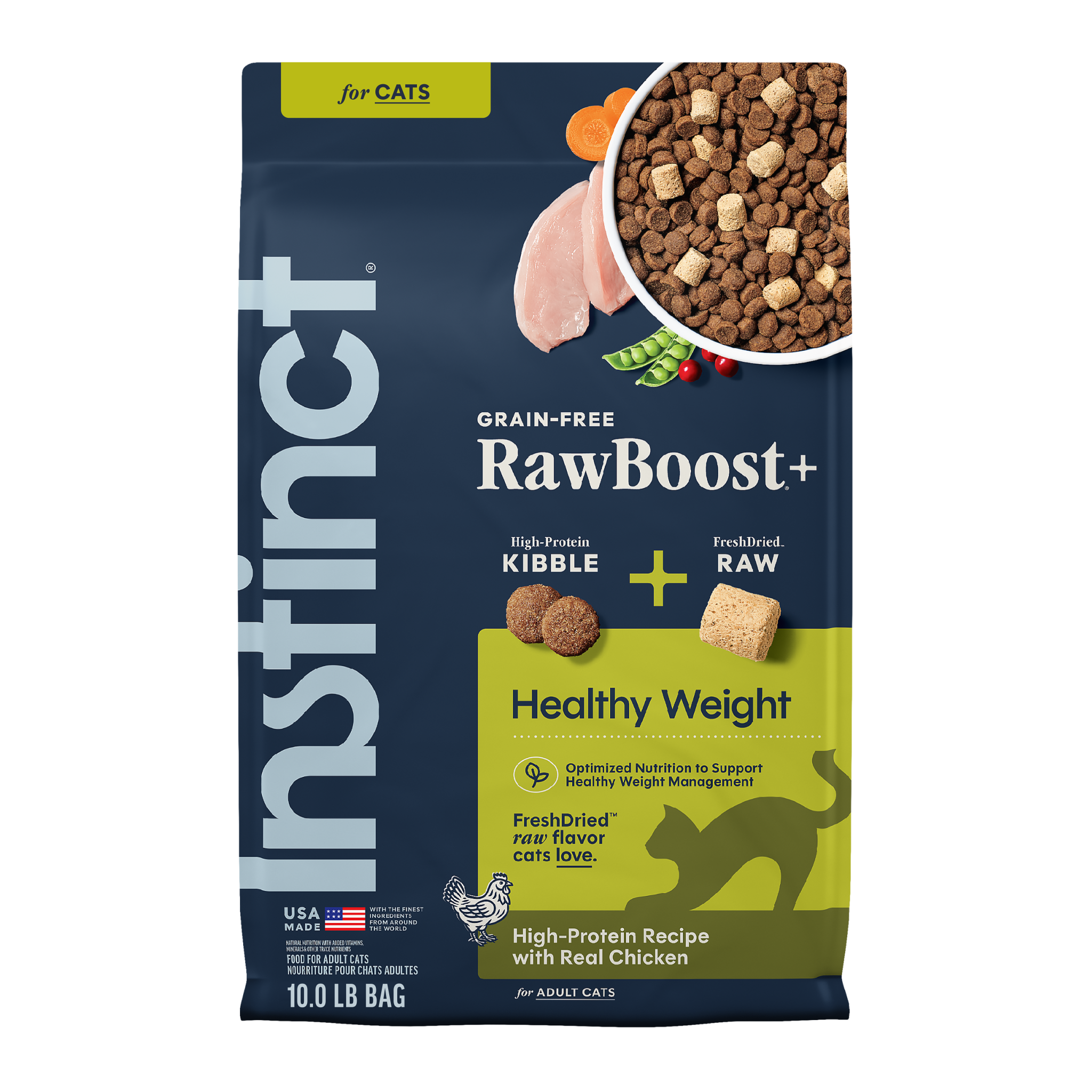 אינסטינקט Raw Boost Healthy Weight Recipe - מזון יבש לחתולים