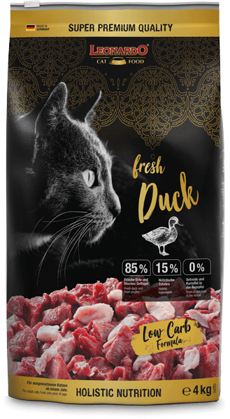 לאונרדו fresh Meat fresh Duck - מזון יבש לחתולים