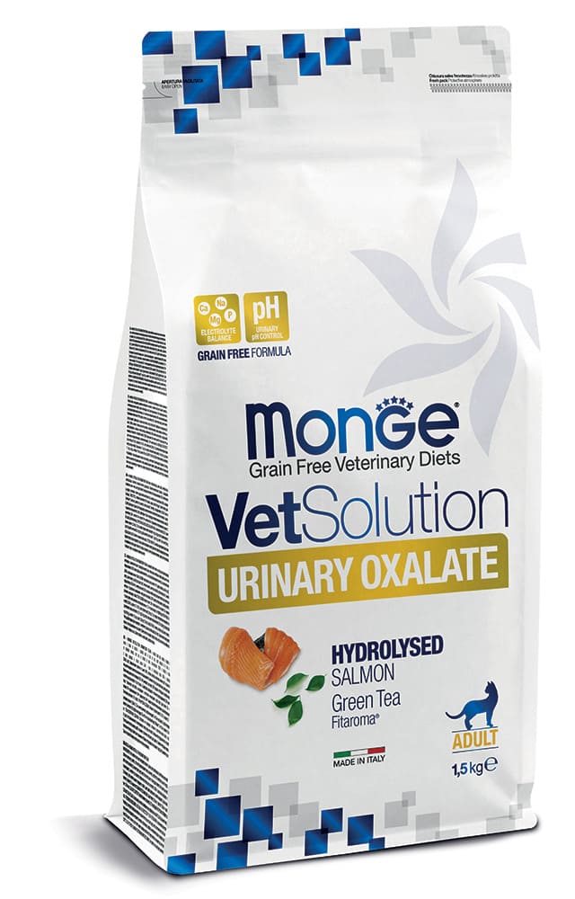 מונג' VetSolution Urinary Oxalate Feline - מזון יבש לחתולים
