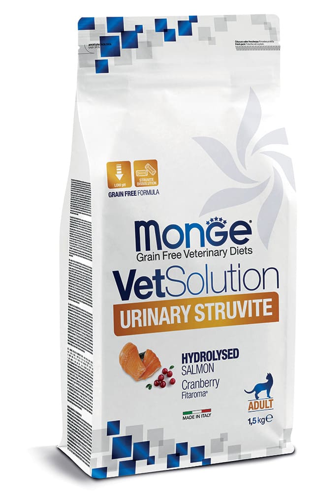 מונג' VetSolution Urinary Struvite Feline - מזון יבש לחתולים