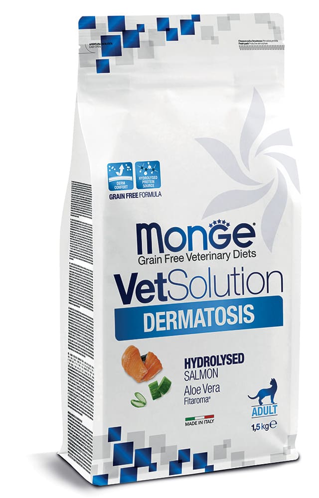 מונג' VetSolution Dermatosis Feline - מזון יבש לחתולים