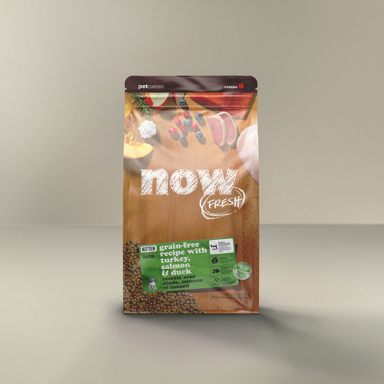 נאו פרש Turkey, Salmon & Duck Grain-Free - מזון יבש לחתולים