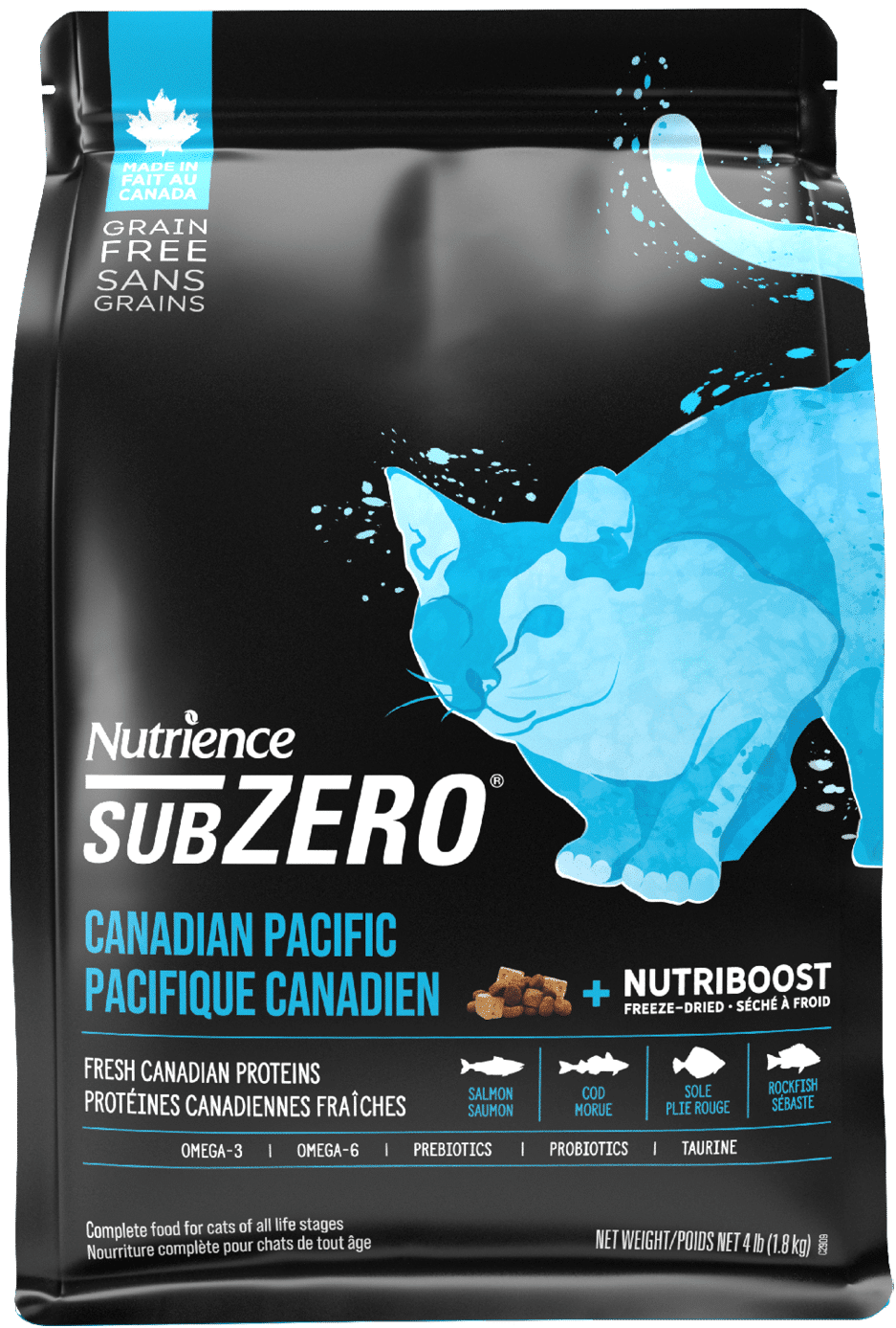 נוטריאנס SubZero Canadian Pacific High Protein - מזון יבש לחתולים