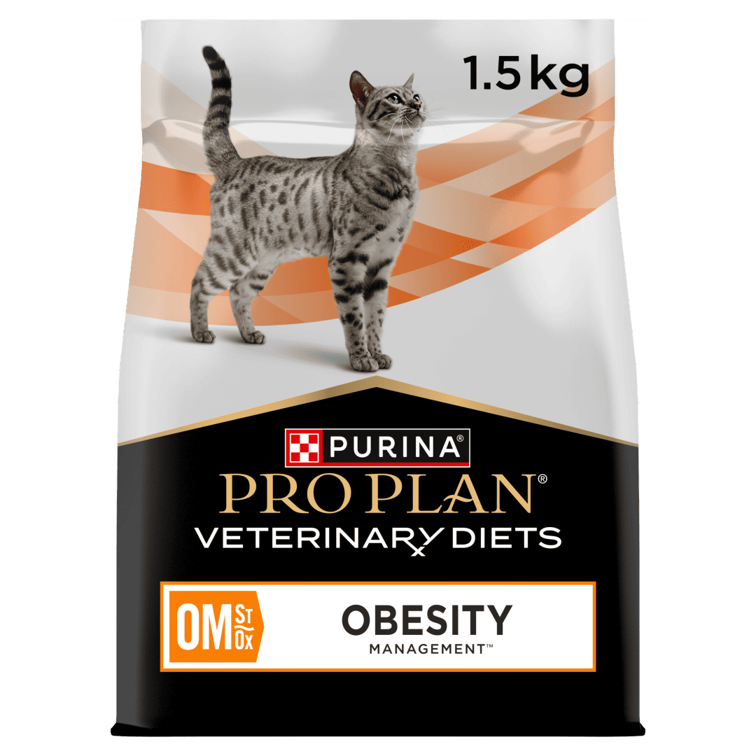 פרו פלאן VETERINARY DIETS OM Obesity Management - מזון יבש לחתולים