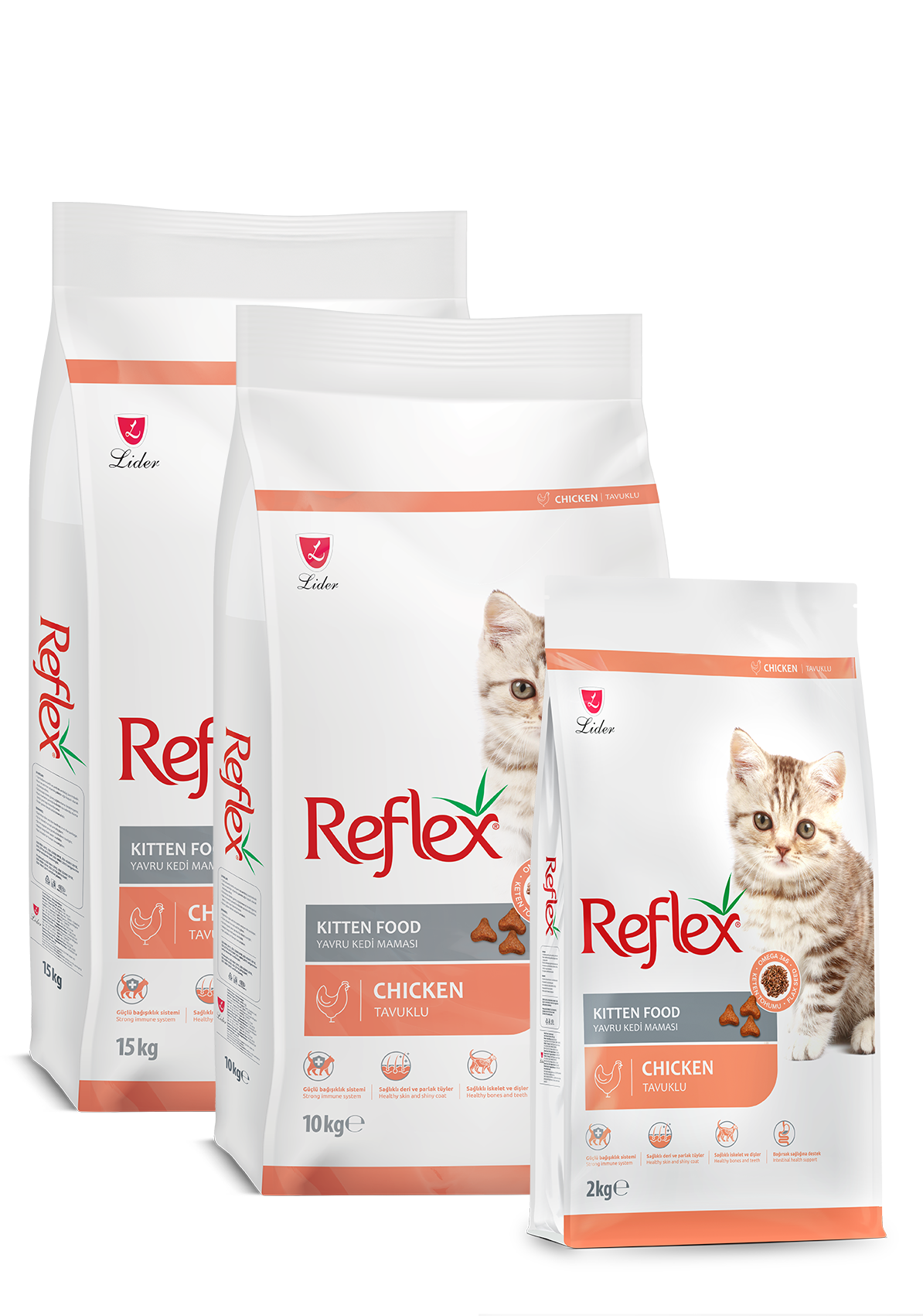 רפלקס Kitten Food with Chicken - מזון יבש לחתולים