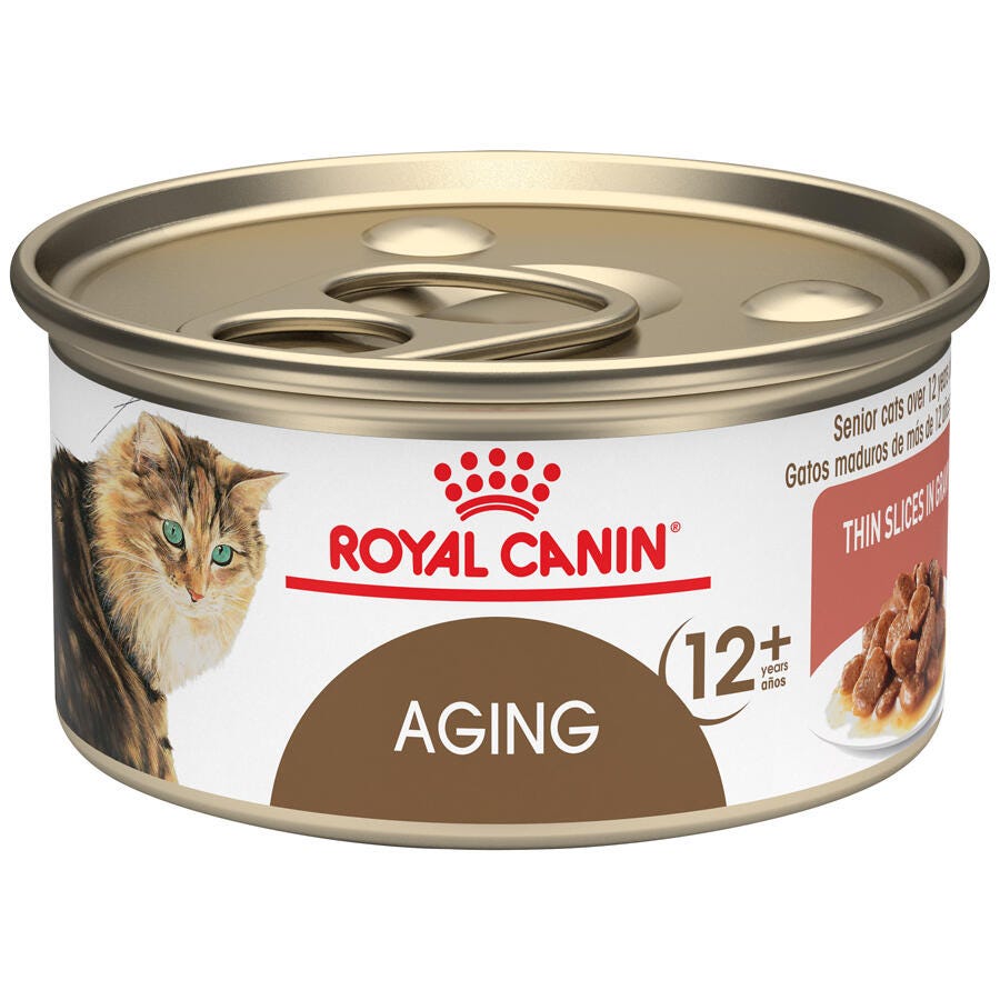 רויאל קנין Aging 12+ Thin Slices in Gravy - מזון יבש לחתולים
