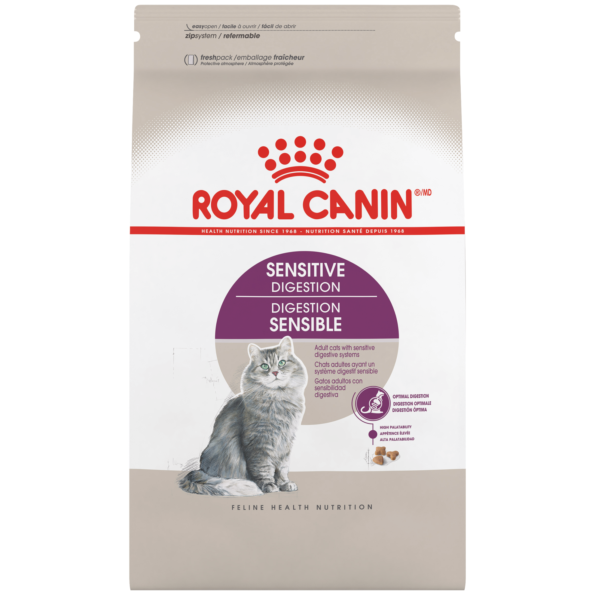 רויאל קנין Sensitive Digestion Dry Cat Food - מזון יבש לחתולים