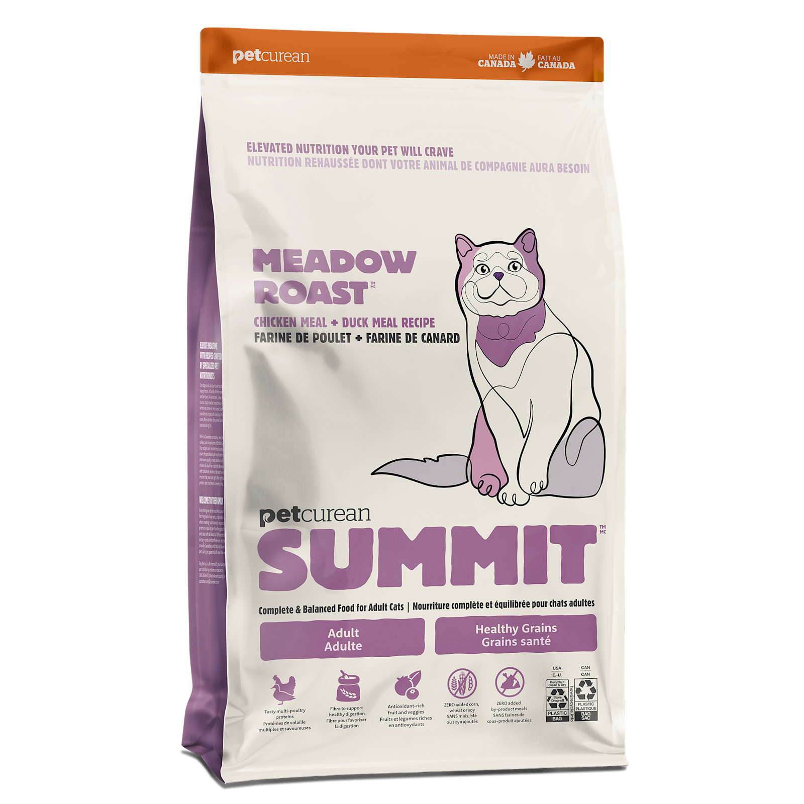 סאמיט Meadow Roast Chicken Meal + Duck Meal - מזון יבש לחתולים