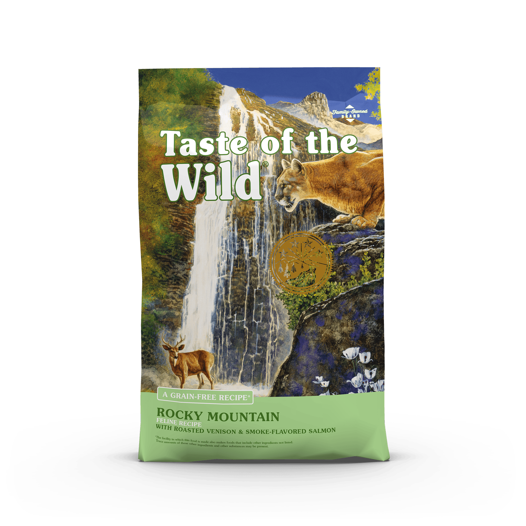 טייסט אוף דה ווילד Rocky Mountain Feline Recipe with Roasted Venison & Smoke-Flavored Salmon - מזון יבש לחתולים