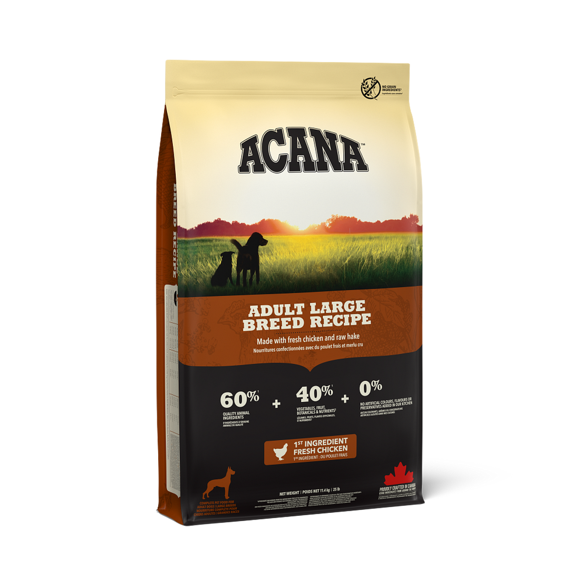 אקאנה Adult Large Breed Recipe - מזון יבש לכלבים