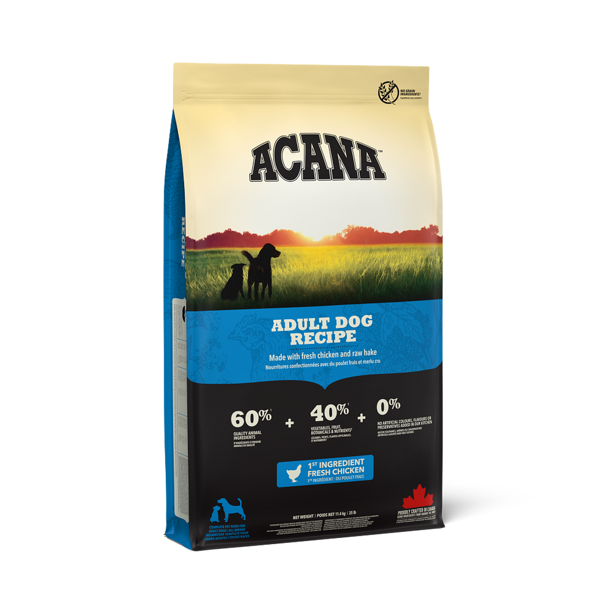 אקאנה Adult Dog Recipe - מזון יבש לכלבים