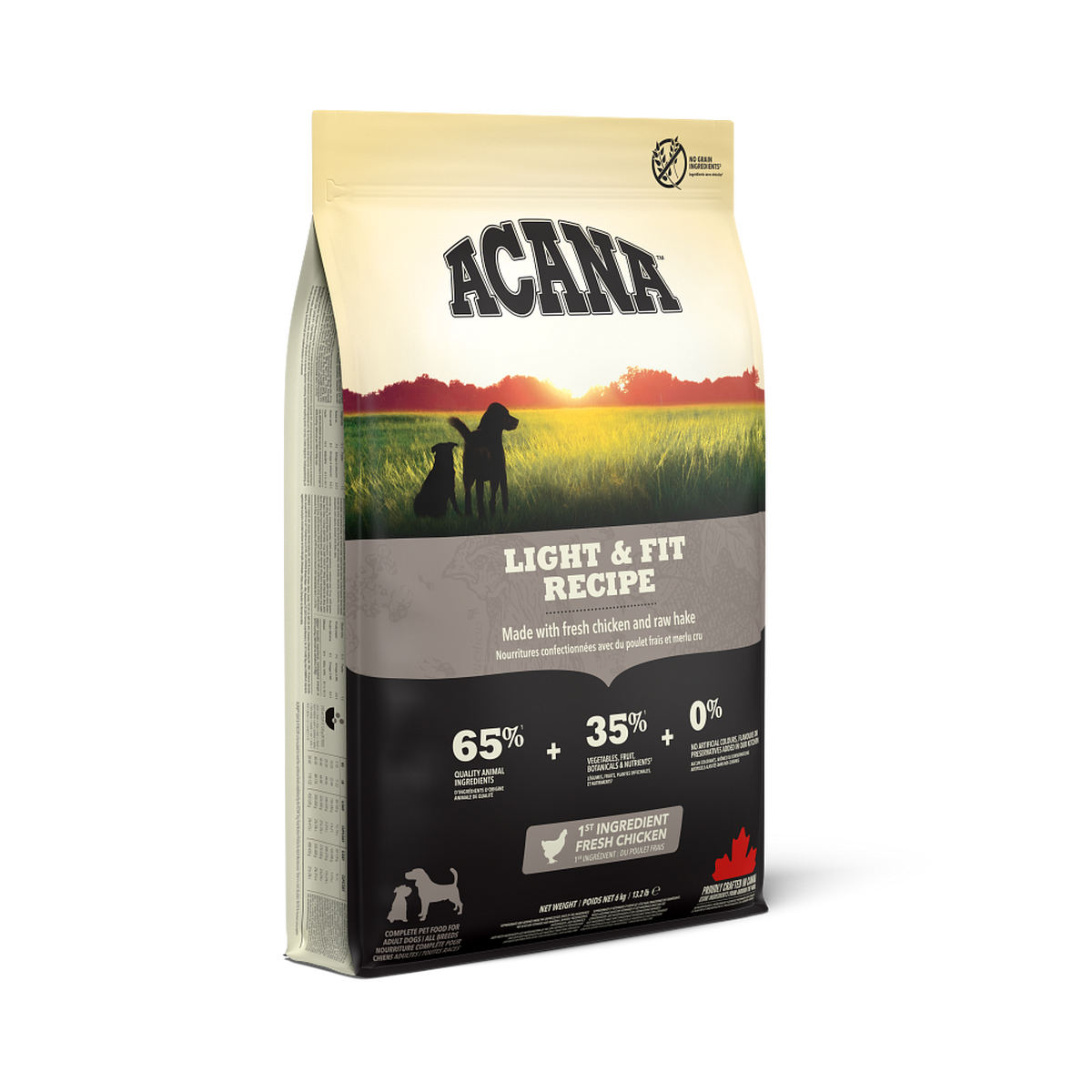 אקאנה Light & Fit Recipe - מזון יבש לכלבים