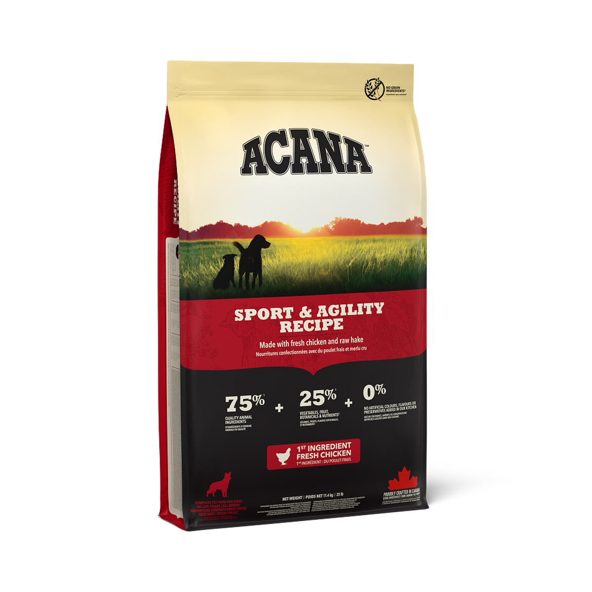 אקאנה Sport & Agility Recipe - מזון יבש לכלבים