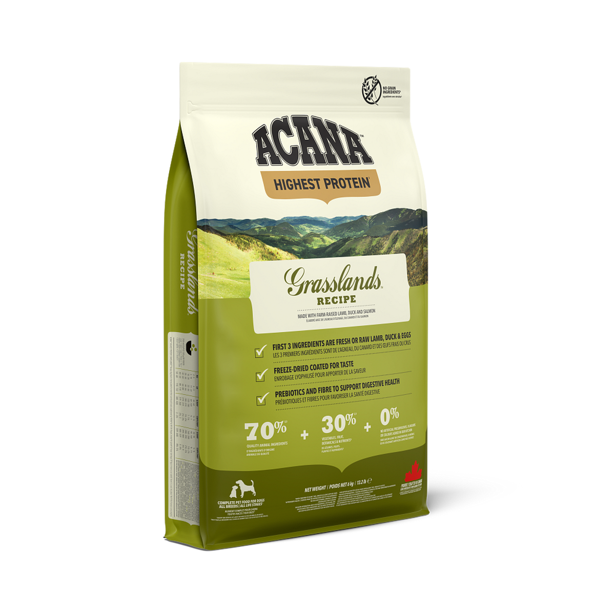 אקאנה Grasslands - מזון יבש לכלבים