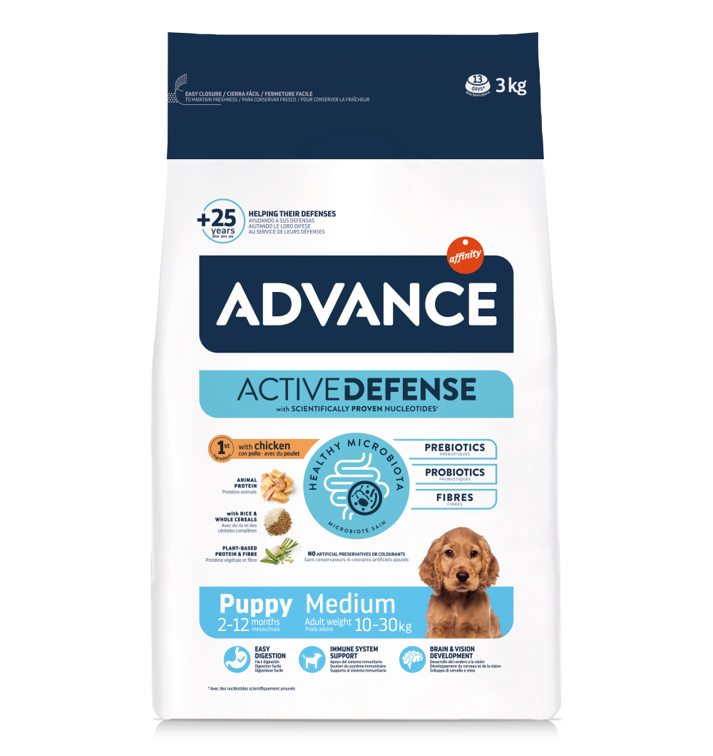 אדוונס אפיניטי Puppy Medium - מזון יבש לכלבים