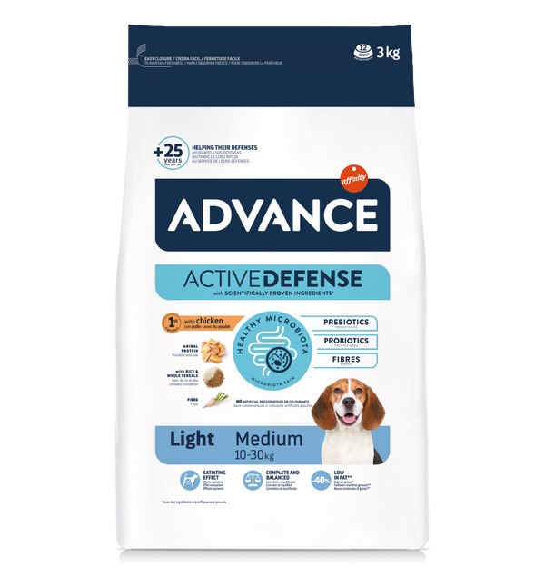 אדוונס אפיניטי Adult Medium Light - מזון יבש לכלבים