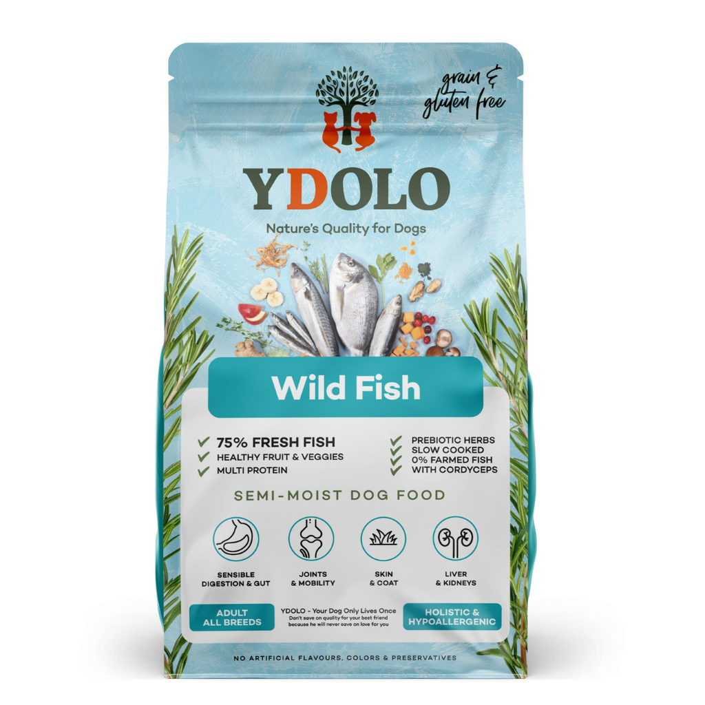 אלפא ספיריט Wild Fish Complete Dog Food - Healthy and Pure (10kg) - מזון יבש לכלבים