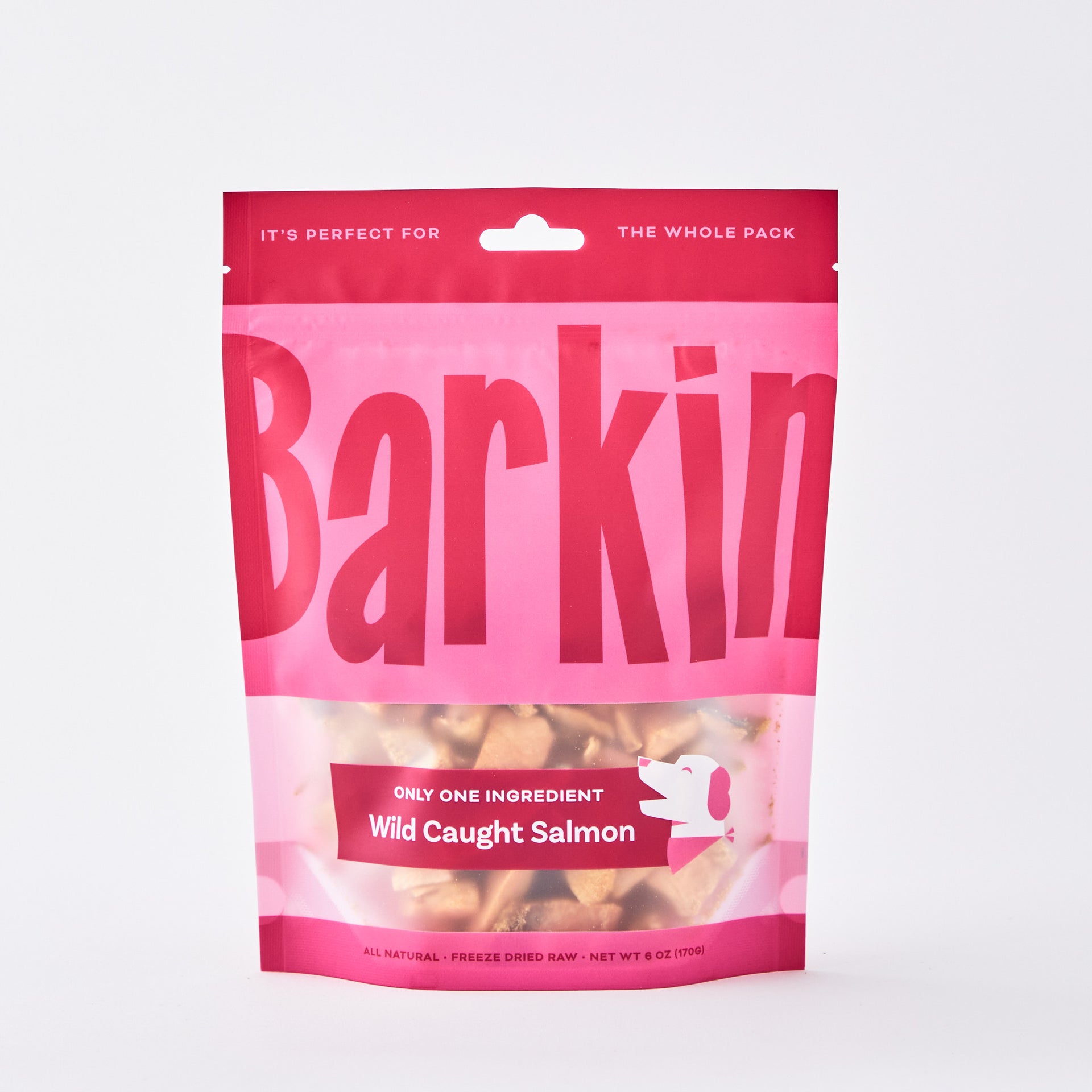 ברקין WILD CAUGHT SALMON FREEZE-DRIED TREAT - מזון יבש לכלבים