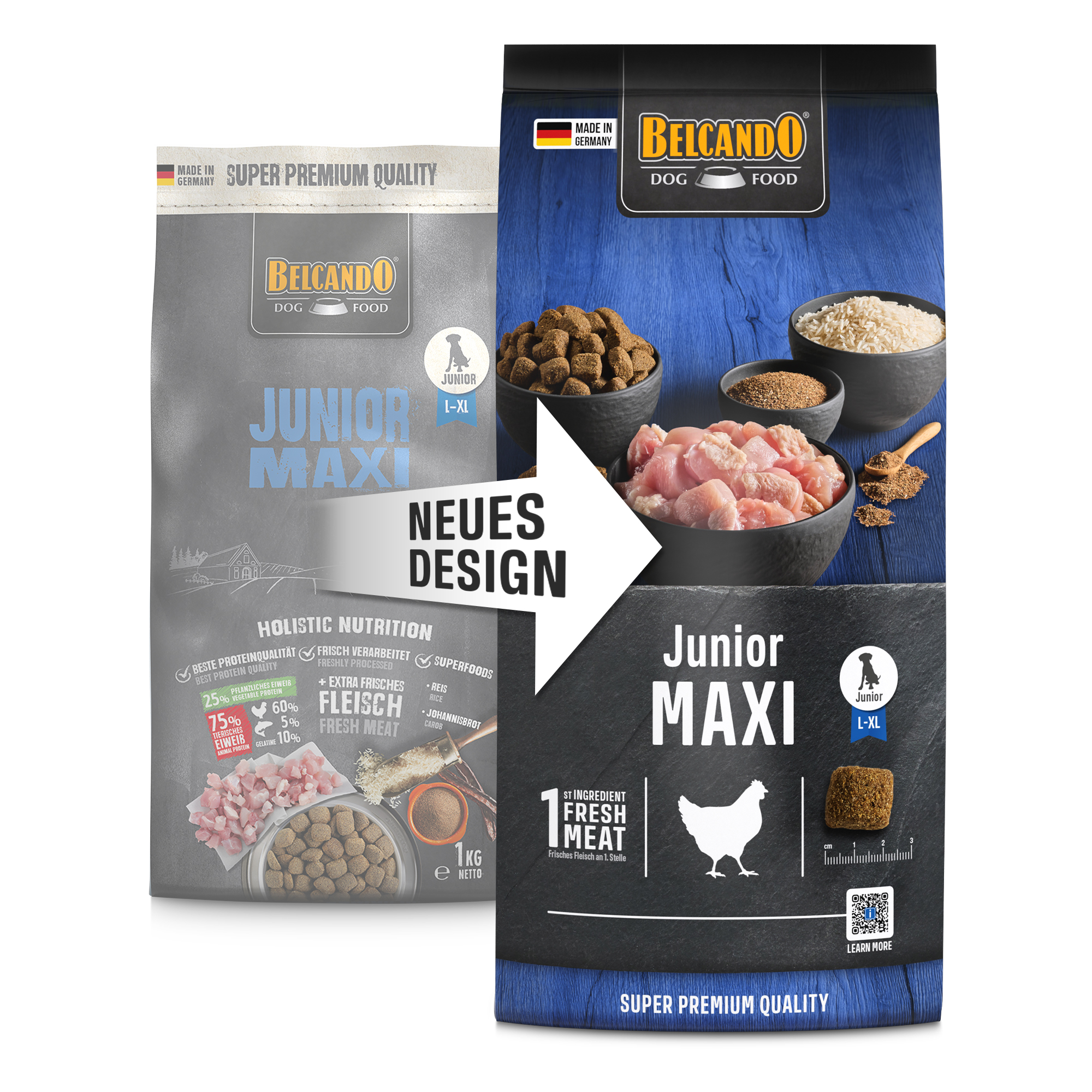 בלקנדו Junior Maxi - מזון יבש לכלבים
