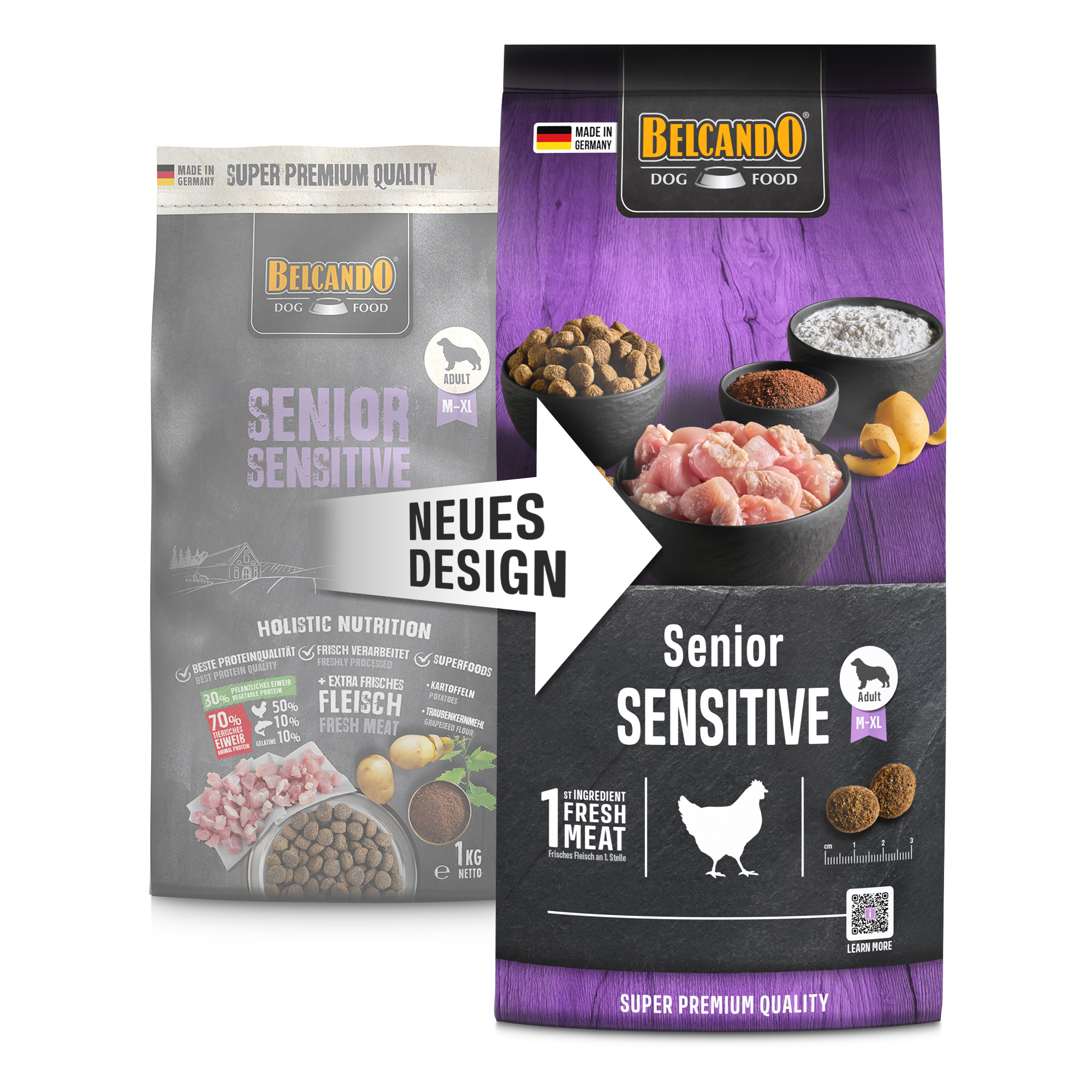בלקנדו Senior Sensitive - מזון יבש לכלבים
