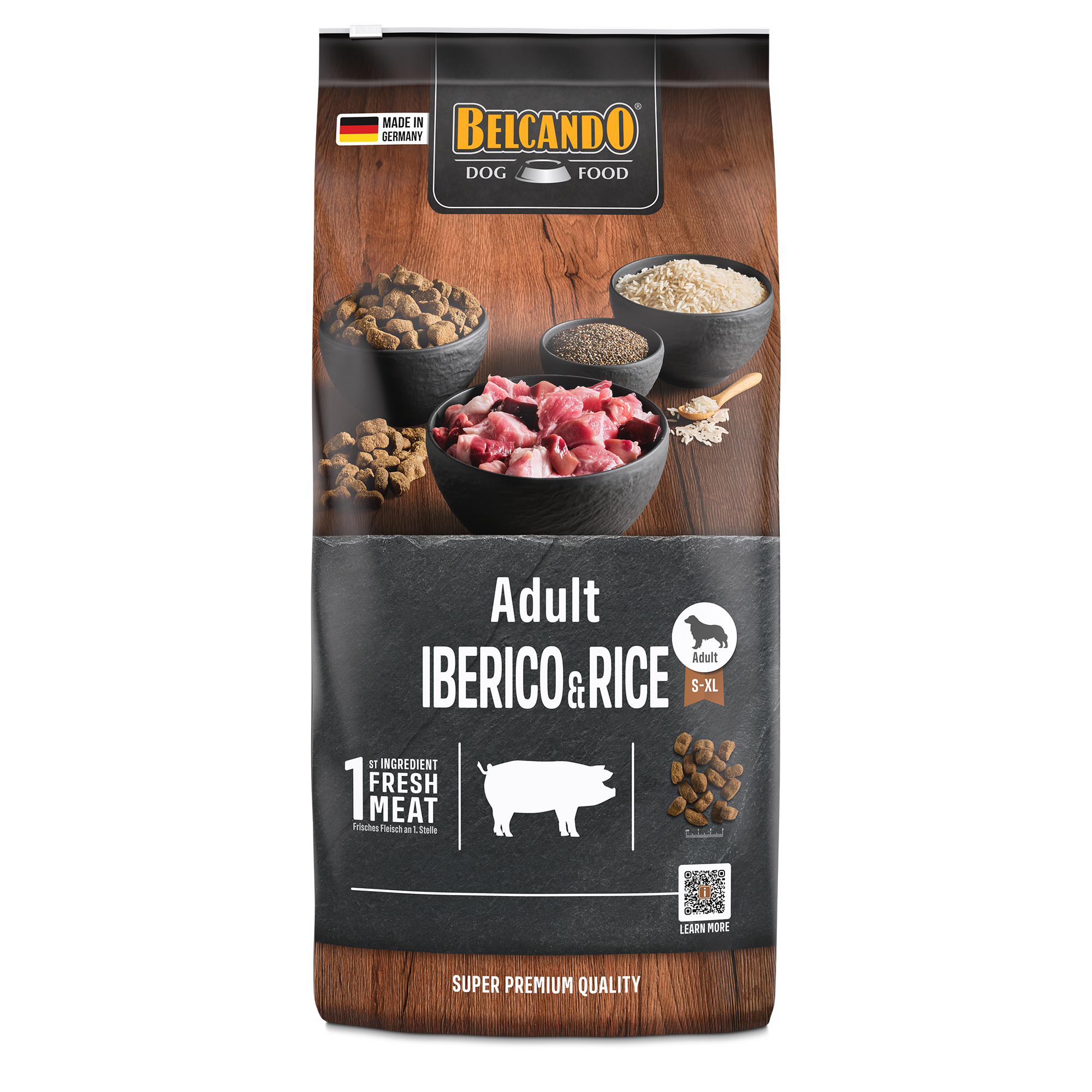 בלקנדו Adult Iberico & Rice - מזון יבש לכלבים