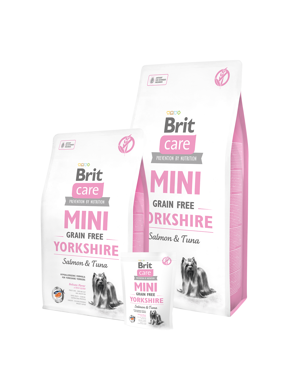 בריט Care Mini Grain Free Yorkshire - מזון יבש לכלבים