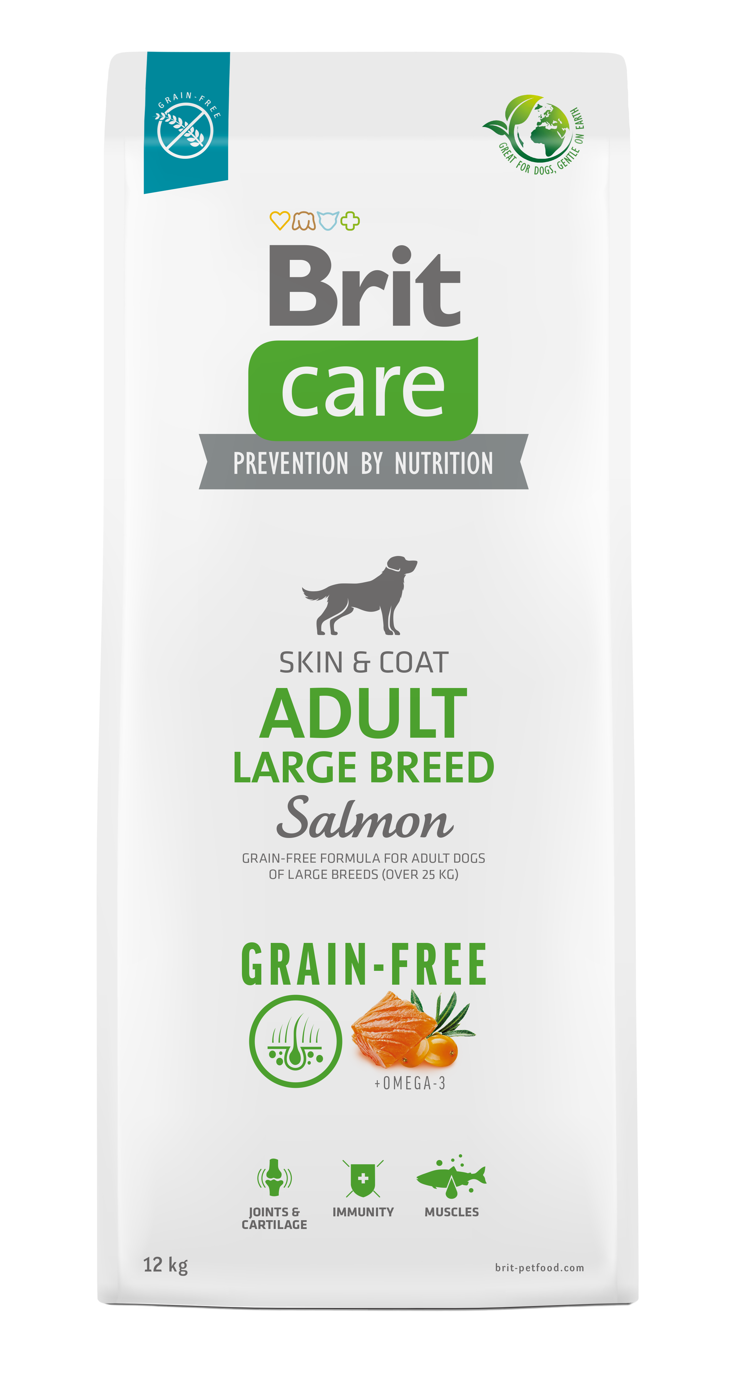בריט Care Grain-free Adult Large Breed - מזון יבש לכלבים