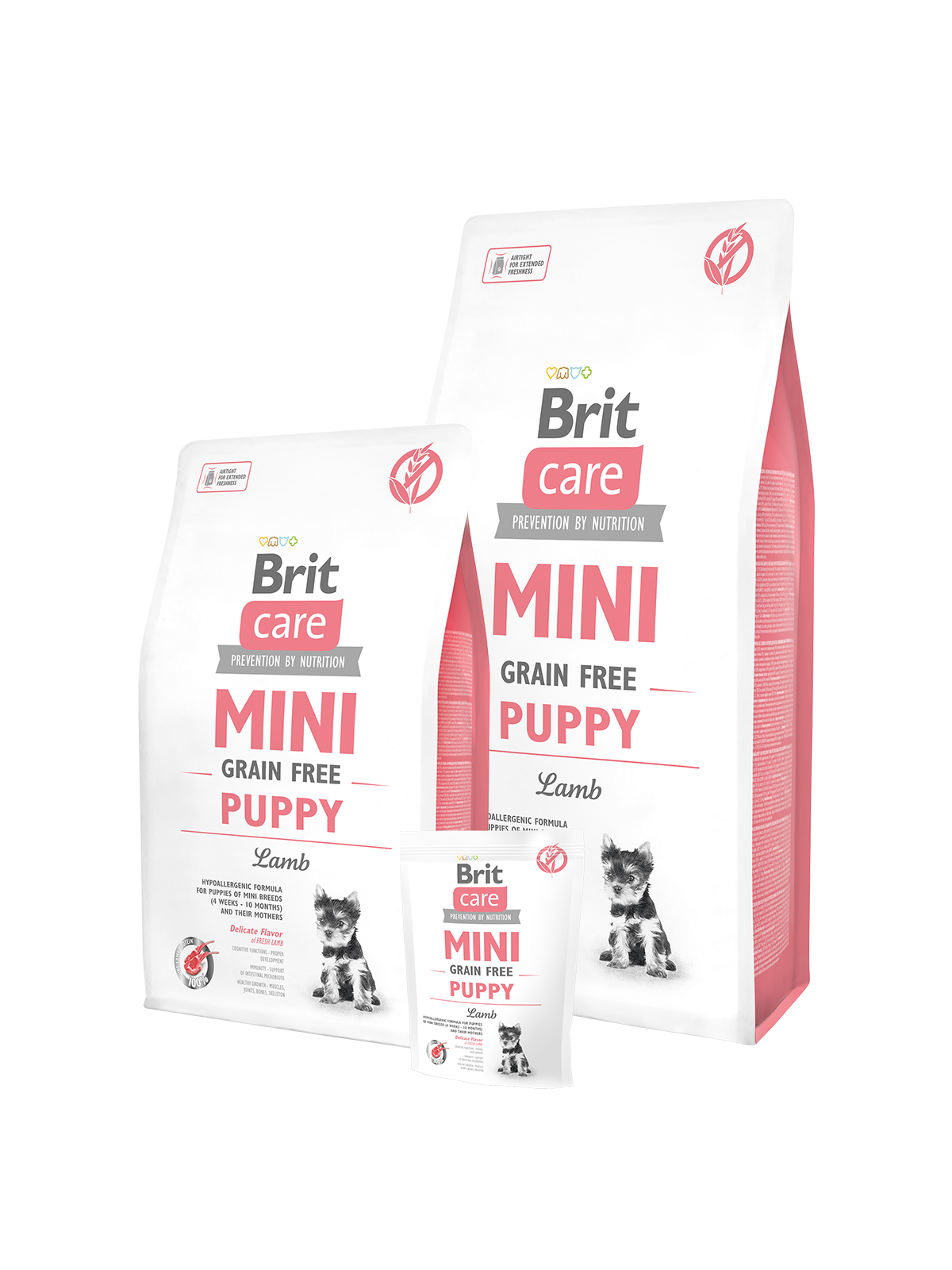 בריט Care Mini Grain Free Puppy - מזון יבש לכלבים